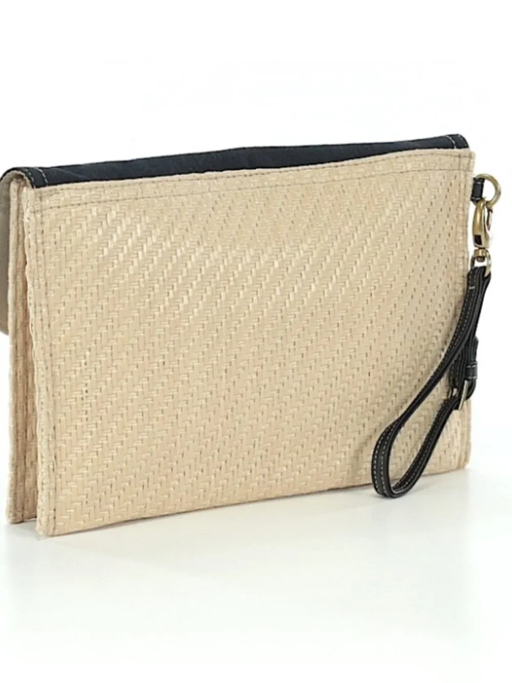 Jason Wu for Target Straw and Fabric Clutch EUC